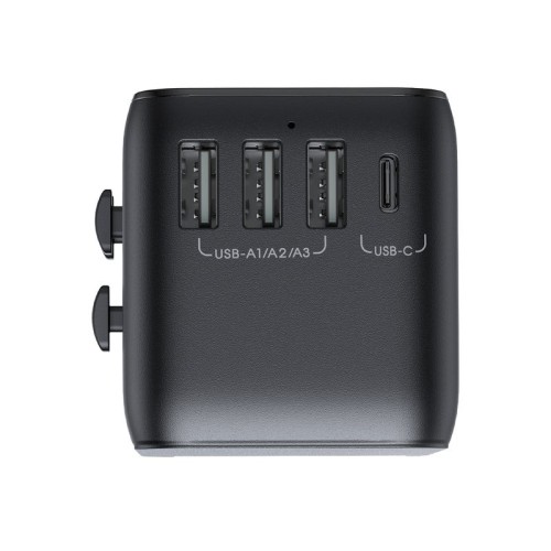 UNIVERSALUS KELIONINIS ĮKROVIKLIS JOYROOM JR-TCW01 15W 3XUSB-A/USB-C JUODAS UNIVERSALUS KELIONINIS ĮKROVIKLIS JOYROOM JR-TCW01 15W 3XUSB-A/USB-C JUODAS