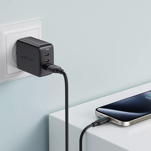 USB KABELIS ACEFAST C16-04 USB-A TO USB-C 1.2M JUODAS USB KABELIS ACEFAST C16-04 USB-A TO USB-C 1.2M JUODAS