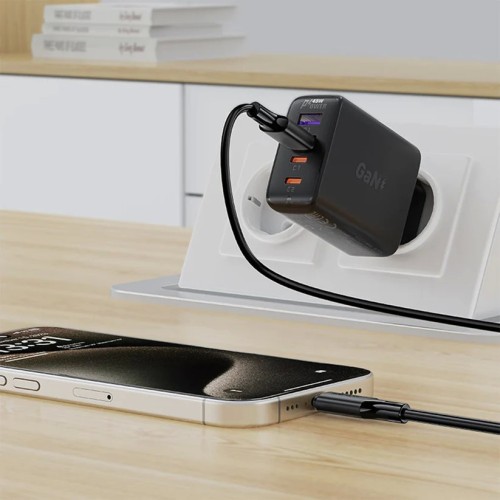 USB KABELIS ACEFAST C17-04 USB-A TO USB-C 1.2M JUODAS USB KABELIS ACEFAST C17-04 USB-A TO USB-C 1.2M JUODAS