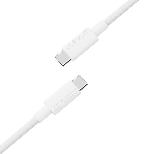 USB KABELIS ACEFAST C18-03 60W USB-C TO USB-C 1.2M BALTAS USB KABELIS ACEFAST C18-03 60W USB-C TO USB-C 1.2M BALTAS