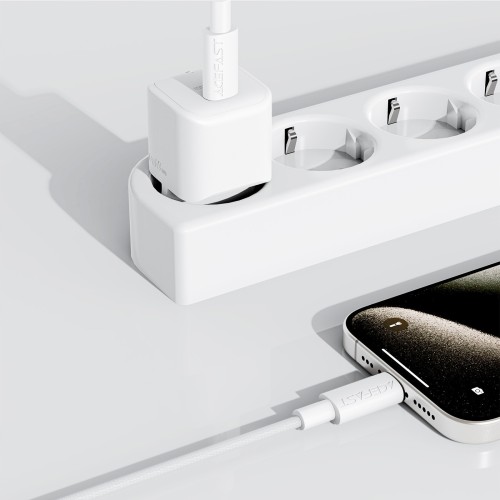 USB KABELIS ACEFAST C18-03 60W USB-C TO USB-C 1.2M BALTAS USB KABELIS ACEFAST C18-03 60W USB-C TO USB-C 1.2M BALTAS