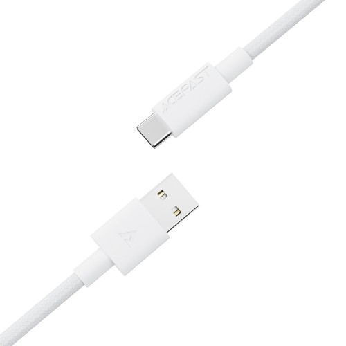 USB KABELIS ACEFAST C18-04 USB-A TO USB-C 1.2M BALTAS USB KABELIS ACEFAST C18-04 USB-A TO USB-C 1.2M BALTAS