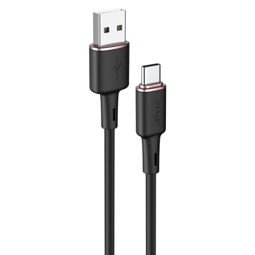 USB KABELIS ACEFAST C2-04 USB-A TO USB-C 1.2M JUODAS