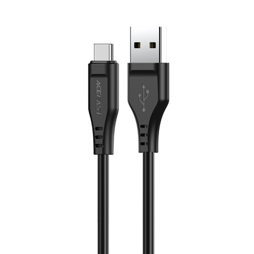 USB KABELIS ACEFAST C3-04 USB-A TO USB-C 1.2M JUODAS