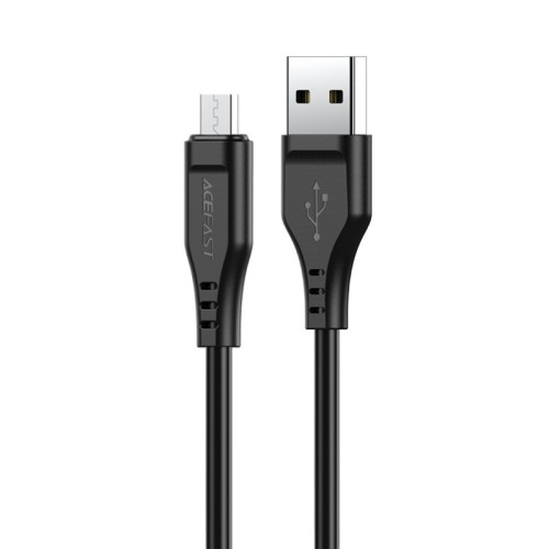 USB KABELIS ACEFAST C3-09 USB-A TO MICROUSB 1.2M JUODAS